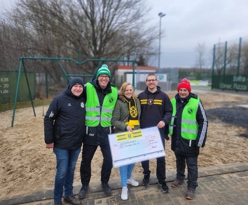 2024: 600€ an die Sportfreunde Hüingsen für Barrierefreien und inklusiven Spielplatz