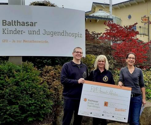 2022: 500€ an das "Kinder- und Jugendhospiz Balthasar"
